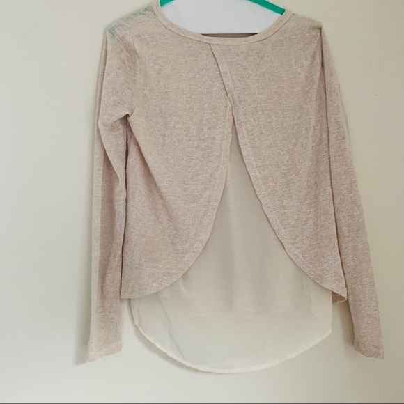 Forever 21 Mixed Media Blouse - Picture 4 of 5